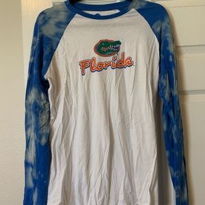 University of Florida gators tie dye long sleeve top
